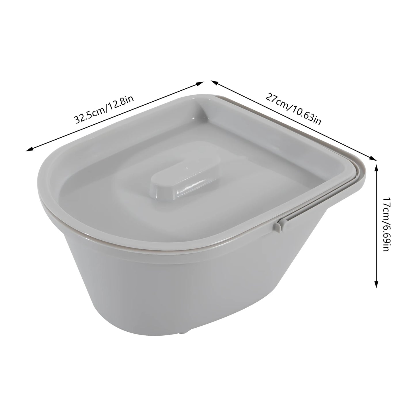 Bedside Commode Toilet with Sensor Night Light