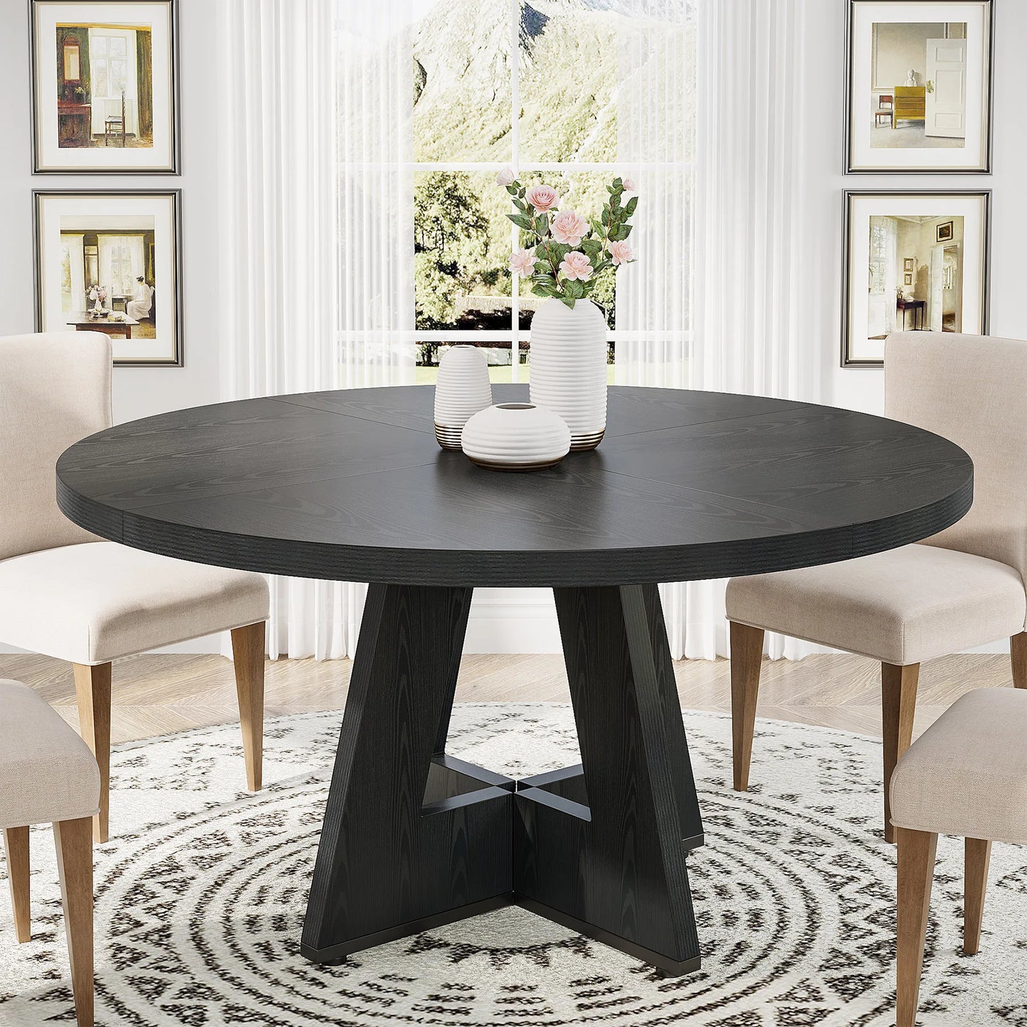 47 Inch Round Dining Table