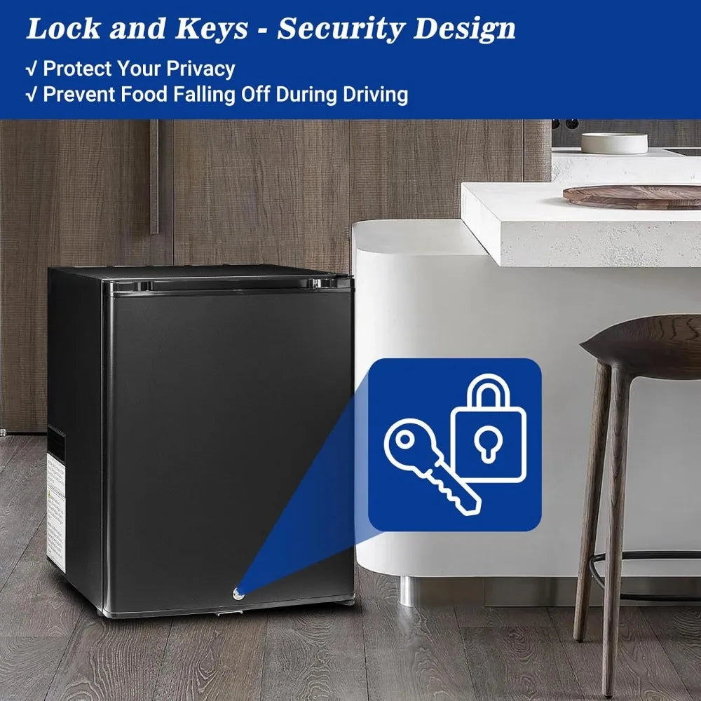 No Noise 110V/12V Compact Refrigerator