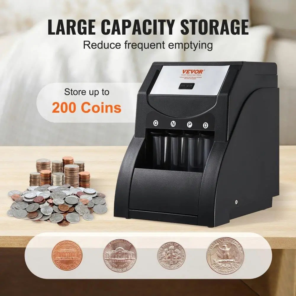 Coin Sorter Machine Sorts up to 230 Coins per Minute