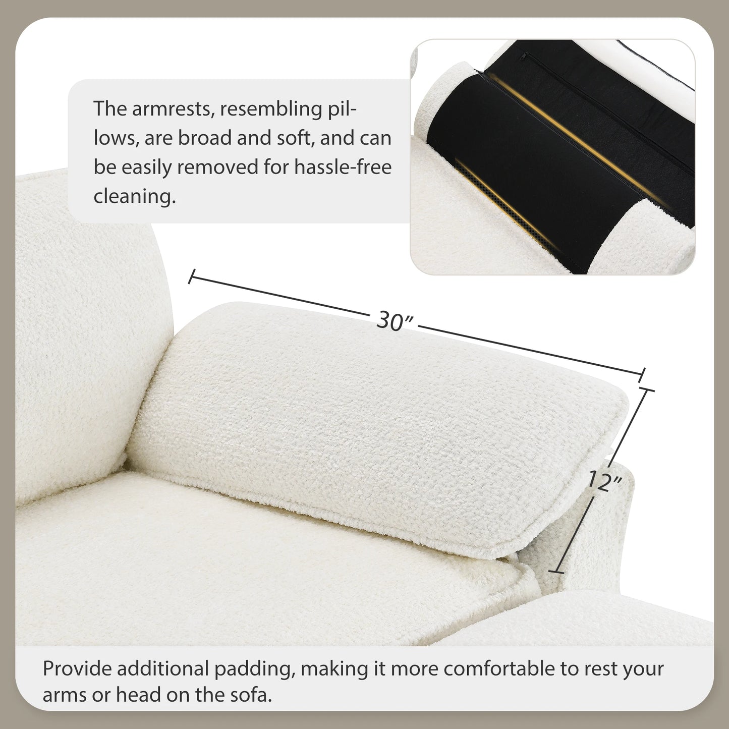 4 Seat Upholstered Sleeper Corner Couch bed set