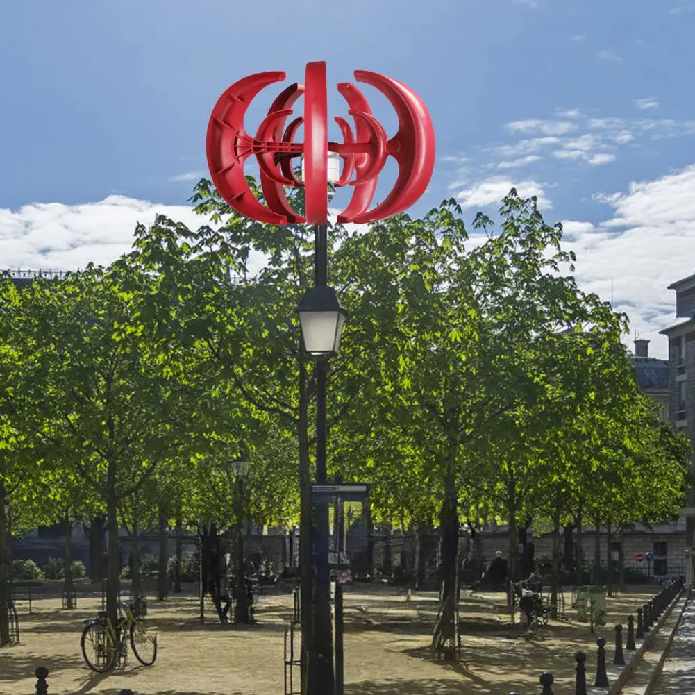 4500W Wind Turbines 5 Blades Axis Wind Generator