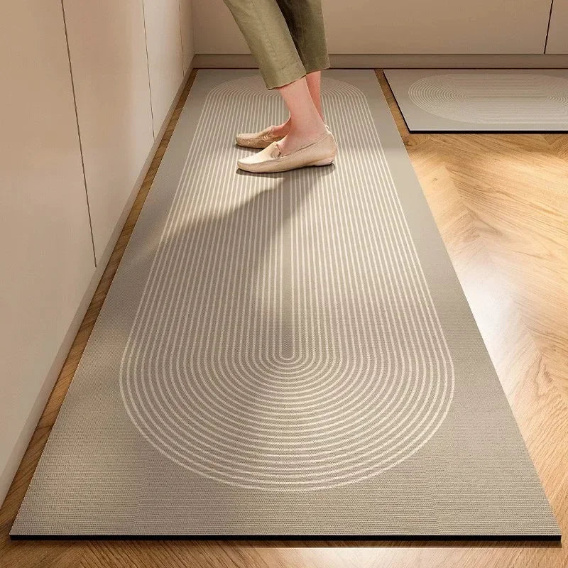 1 pc Japanese style soft kitchen diatomite mud floor mat