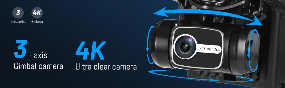GPS Drone with 4k Camera for Adults 5G Wi-Fi Transmission