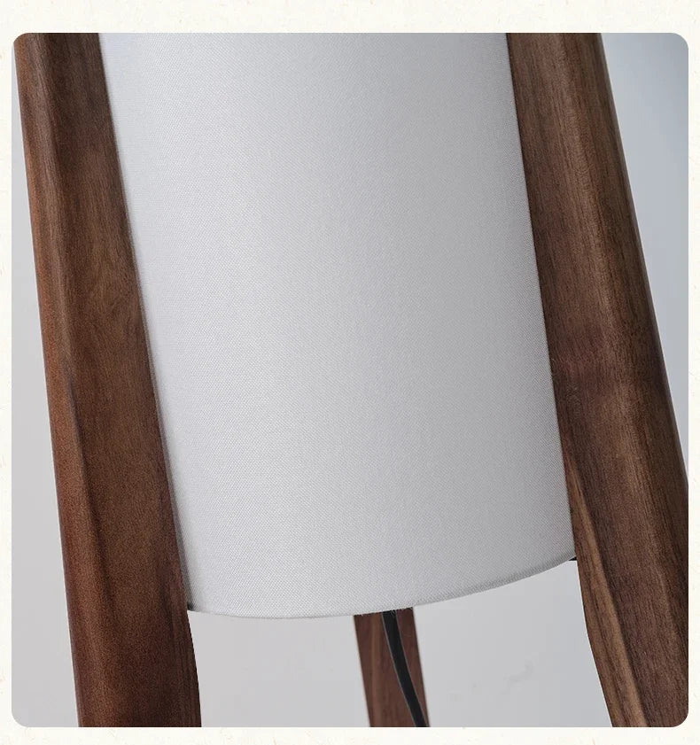Zen Floor Lamp Japanese style light fabric shade lamp