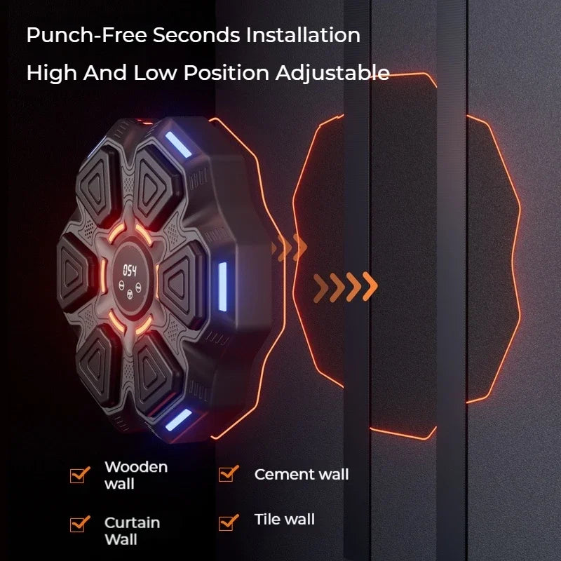 Bluetooth Wall Mounted Music Boxing Trainer