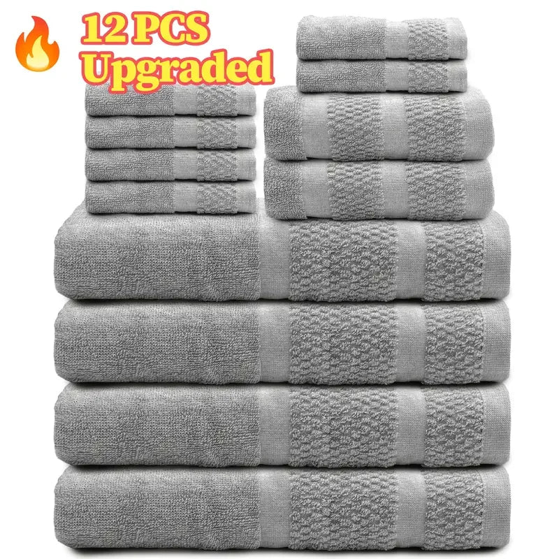 Super Soft Quick-Dry Highly Absorbent Bath Towels set