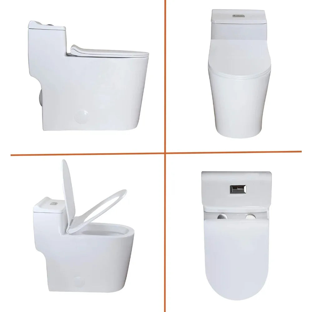 17.25" Comfortable Chair Height with Soft Closing Seat