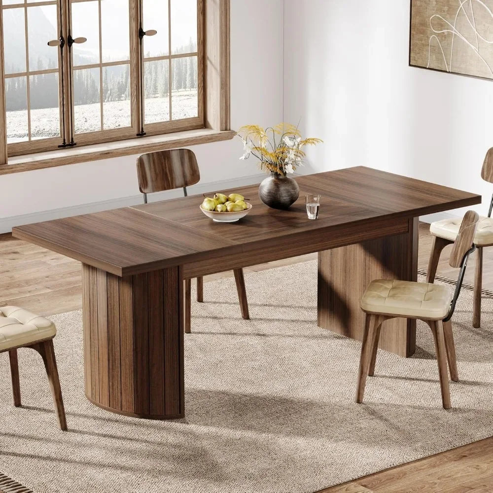 78.7" Extra Long Dining Table for 6-8 People