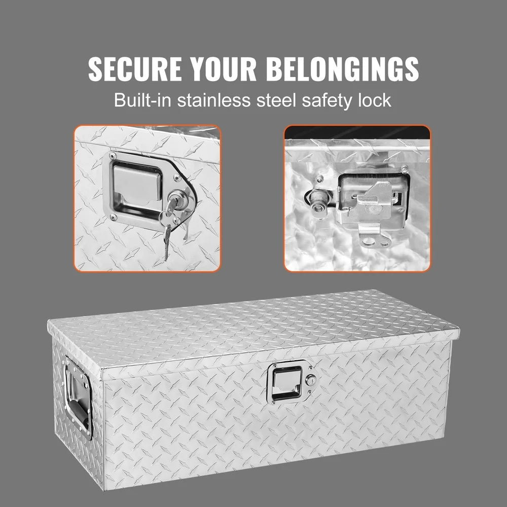 30x13x9.6 Inch Waterproof Lockable Storage with Widened Handles