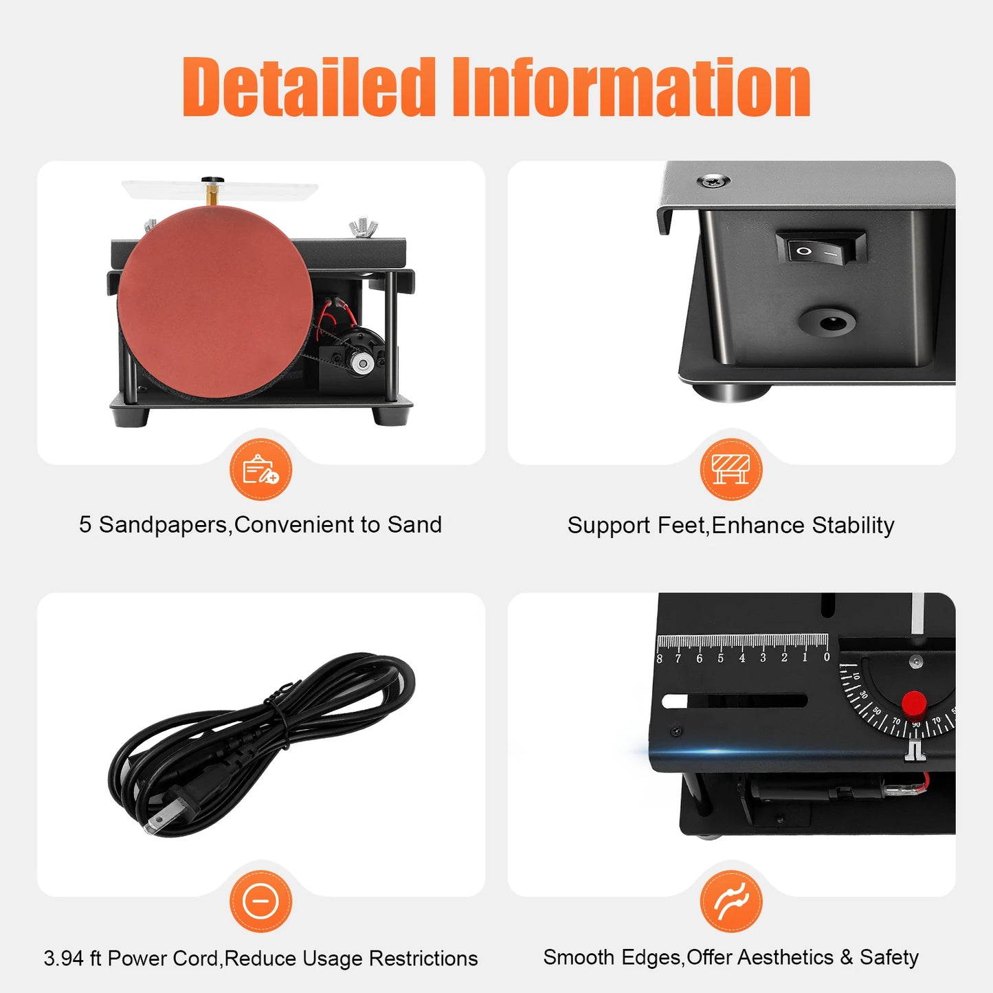 200W Cutting Tool Machine Mini Table Saw Multi-Functional Cutting Bench