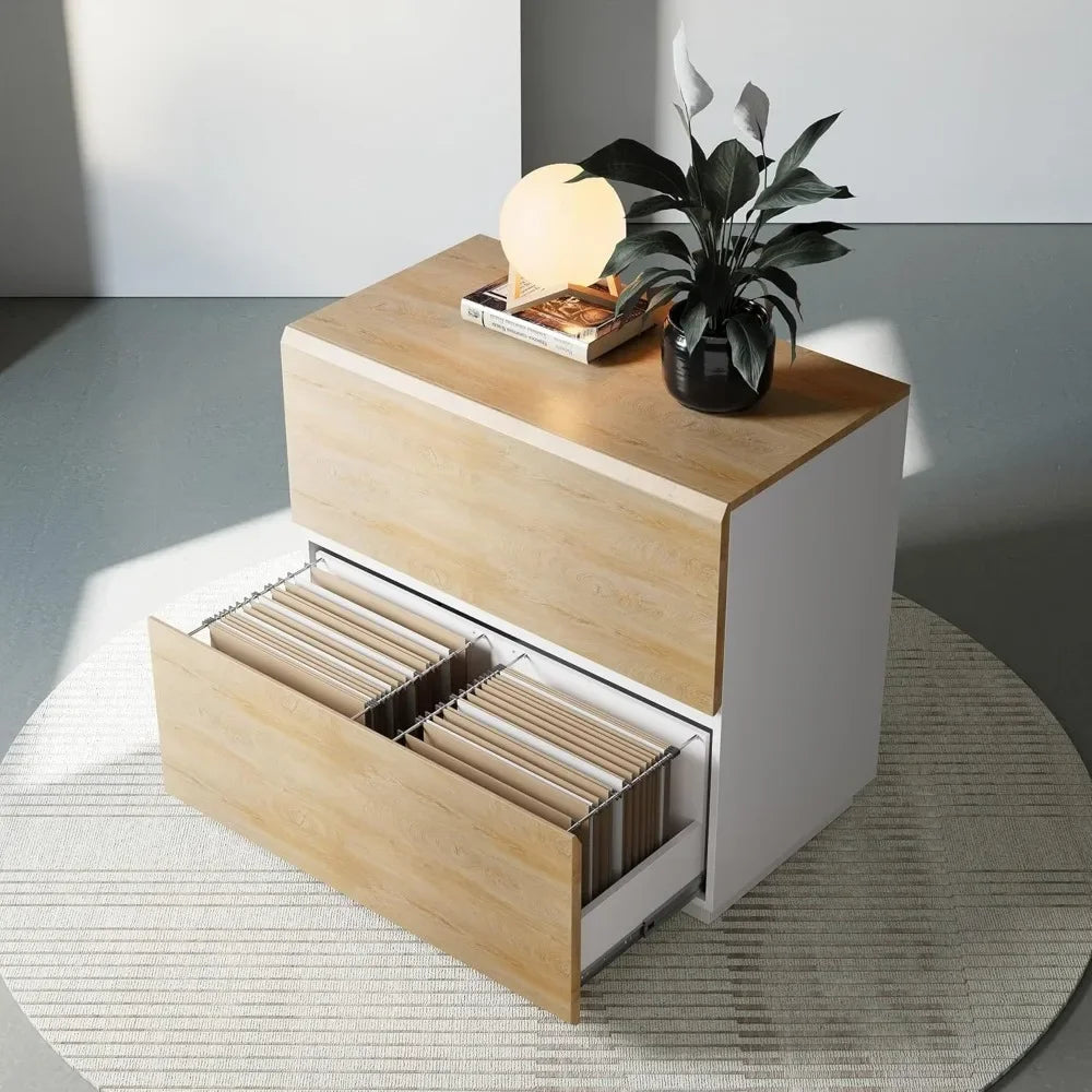 2-Drawer Lateral File Cabinet - 31W x 28H w/ Anti-Tilt