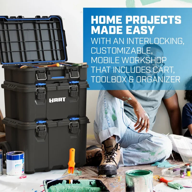 7 Parts Portable Mobile Toolbox