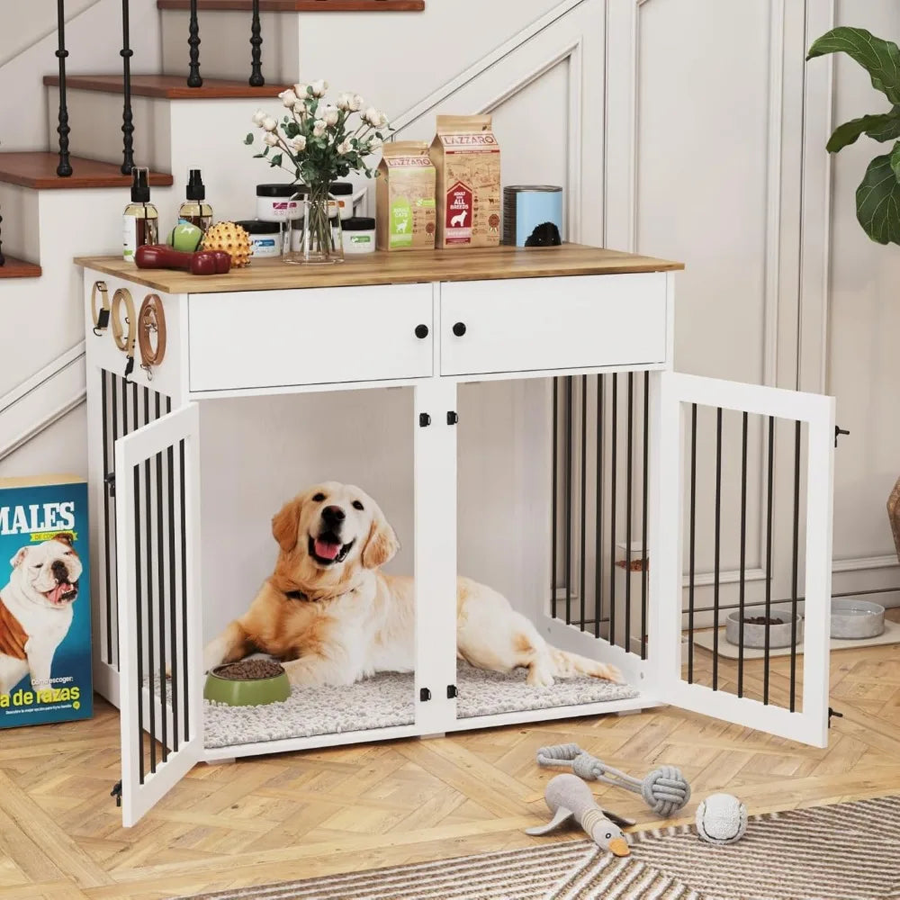 41 Inch Dog Kennel Indoor with Removable Divider