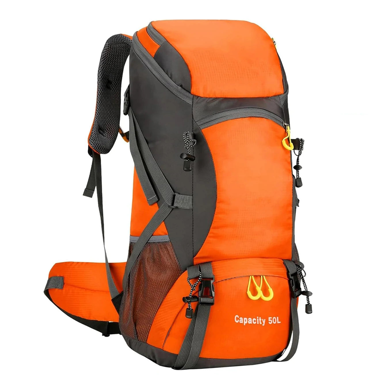 50L Lightweight Travel Backpack with Rain Cover for Hiking