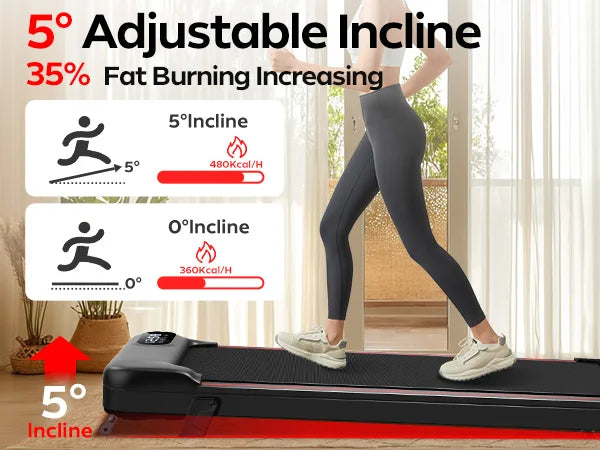 2.5 HP Incline Triple Knee Protection, with App and Remote Controls