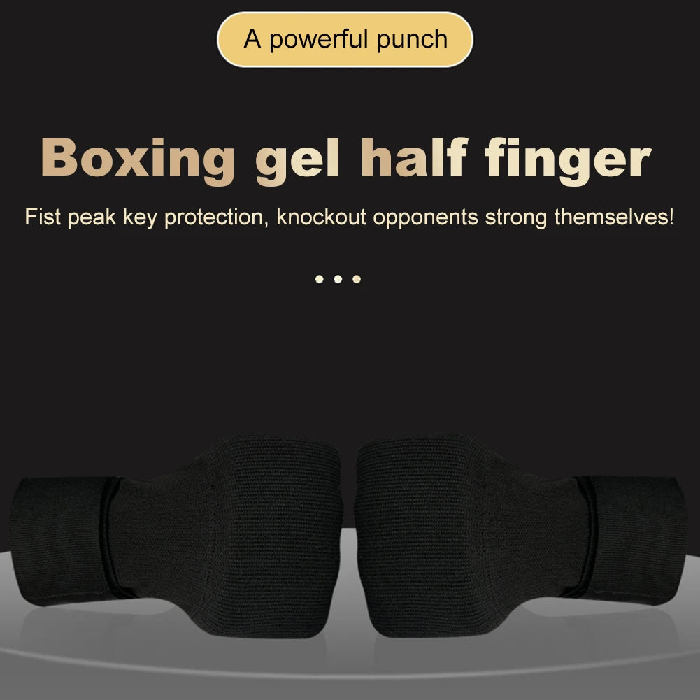 Breathable Half Finger Gel Boxing Gloves.