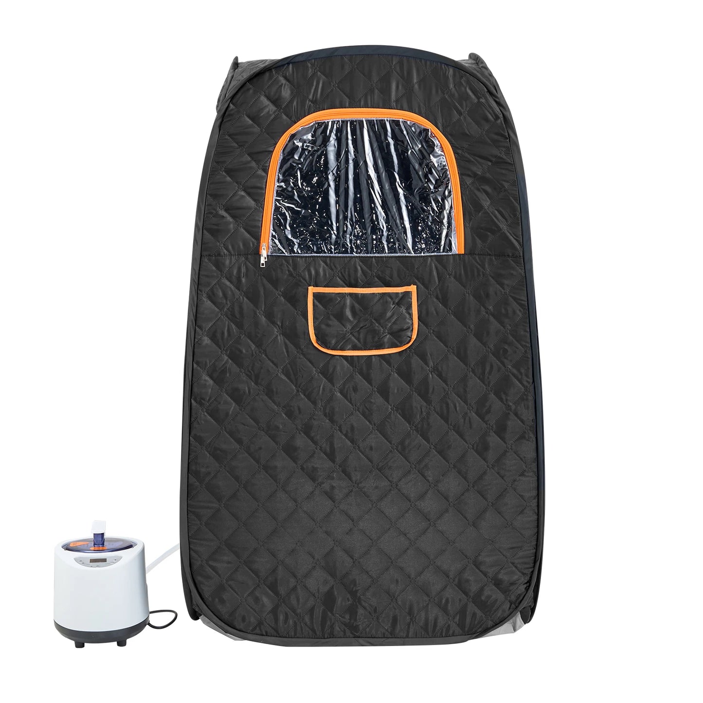 1200-Watt Compact Portable Steam Sauna Tent with Remote Control