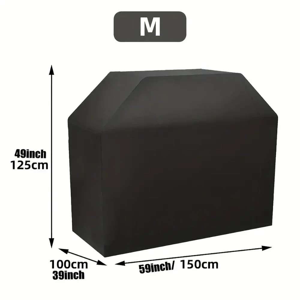 BBQ Cover Outdoor Rain Protective Barbecue Cover Round