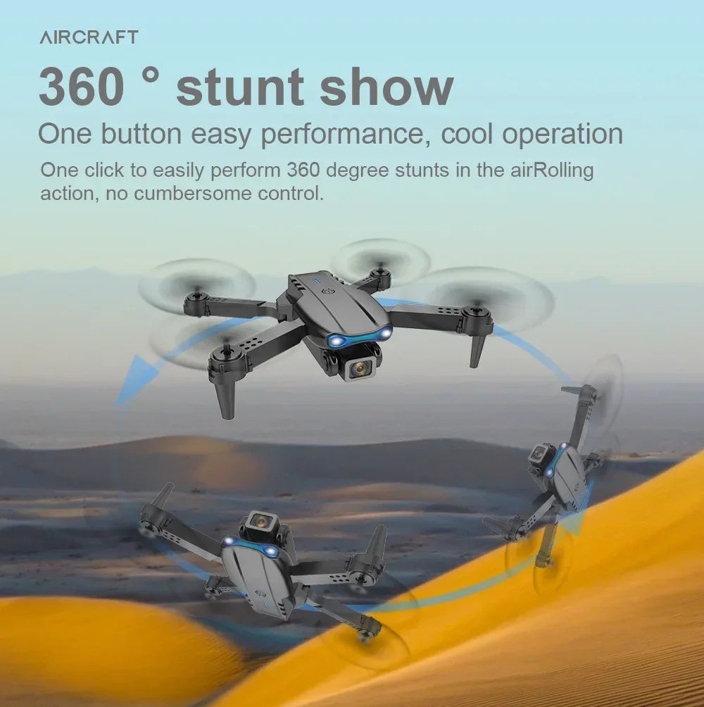HD Dual Camera E99 Pro RC Mini Drone 4K With Wi-Fi 1080P 720P