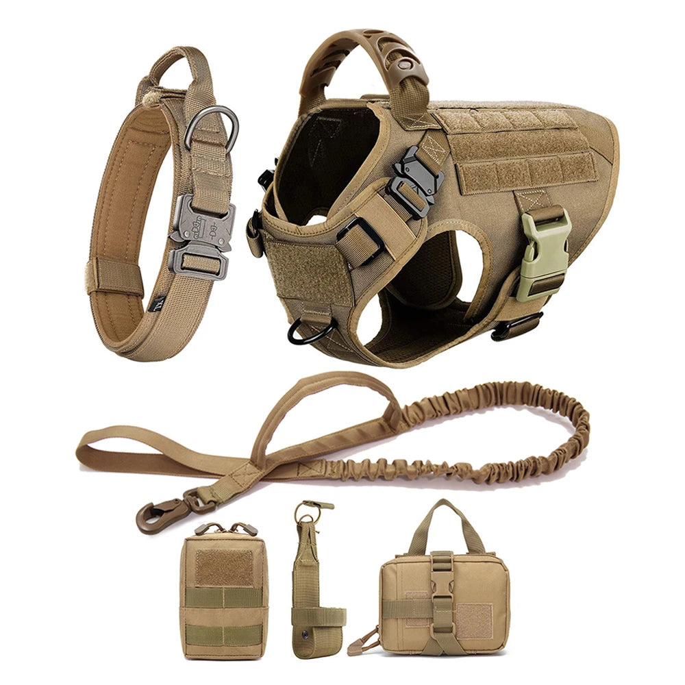 Training Walking Vest Dog Harness and Collar for Medium Large Dogs