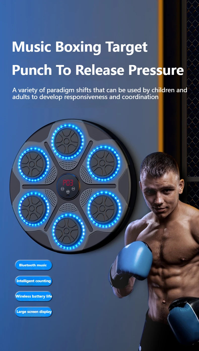 New Music Boxing Machine Trainer Punching Equipment