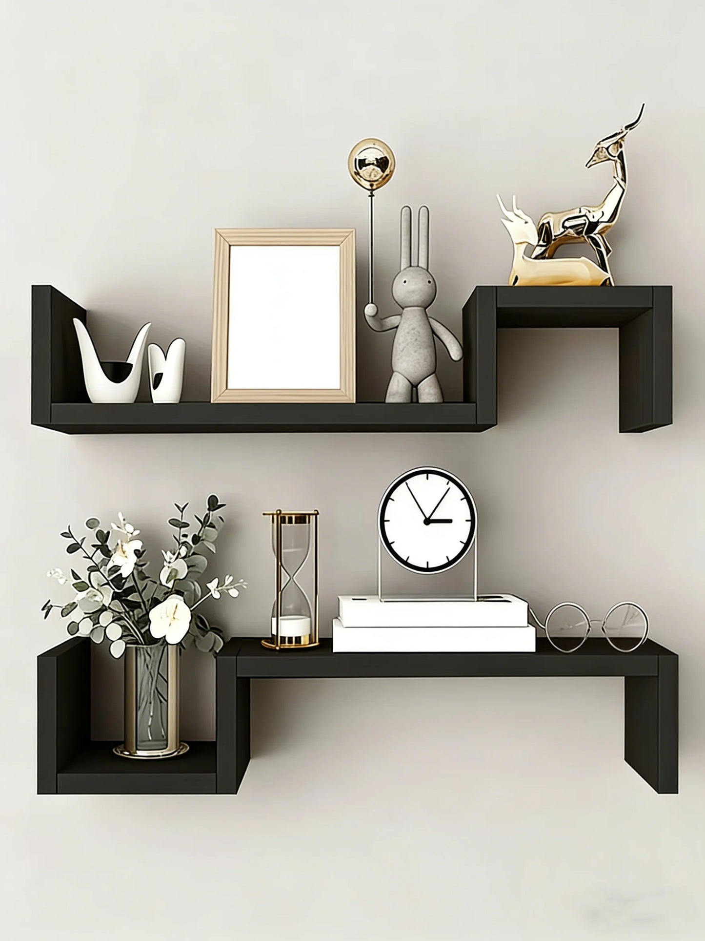 2 PCS floating shelfs