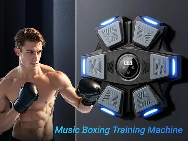 Musical boxing machine, suitable for both adults and children