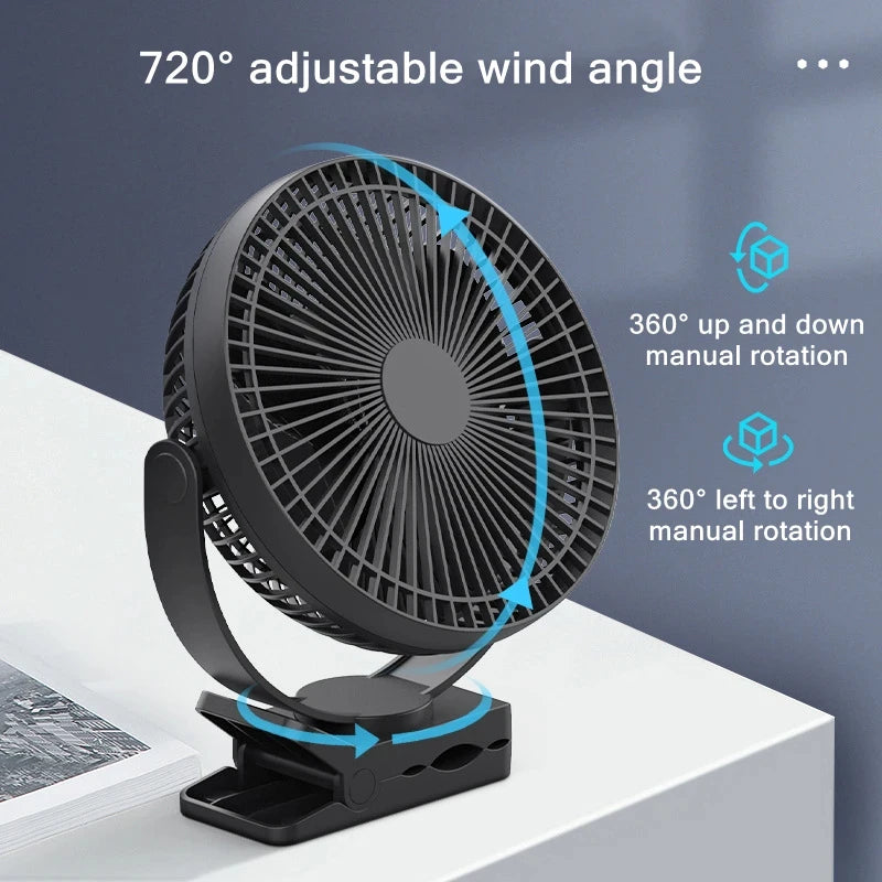 USB Charging Home Room Table Wireless Electric Fan