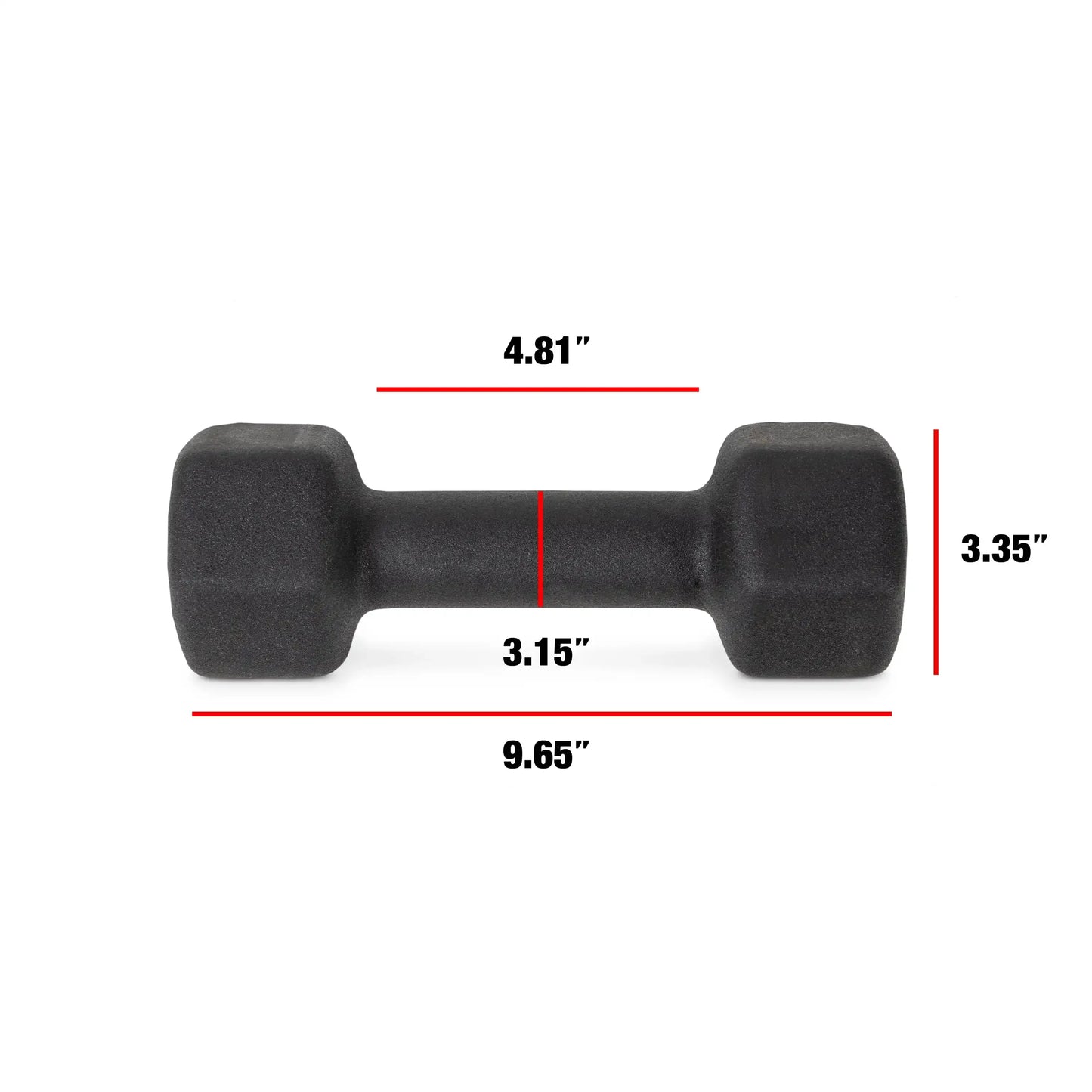 10lb Pair Non-Slip Quiet Hand Weights for Home Gym