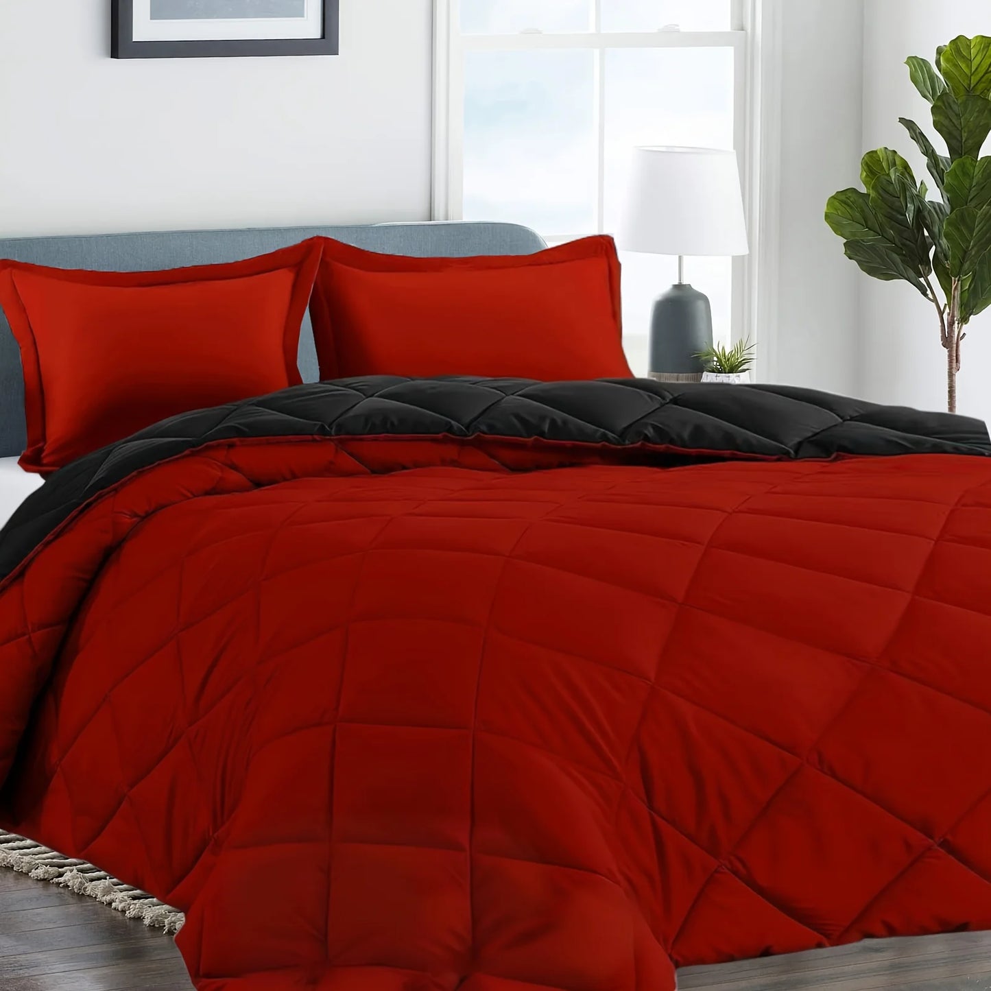 Soft Breathable All Seasons Bedding with 2/3 pcs,1 Comforter
