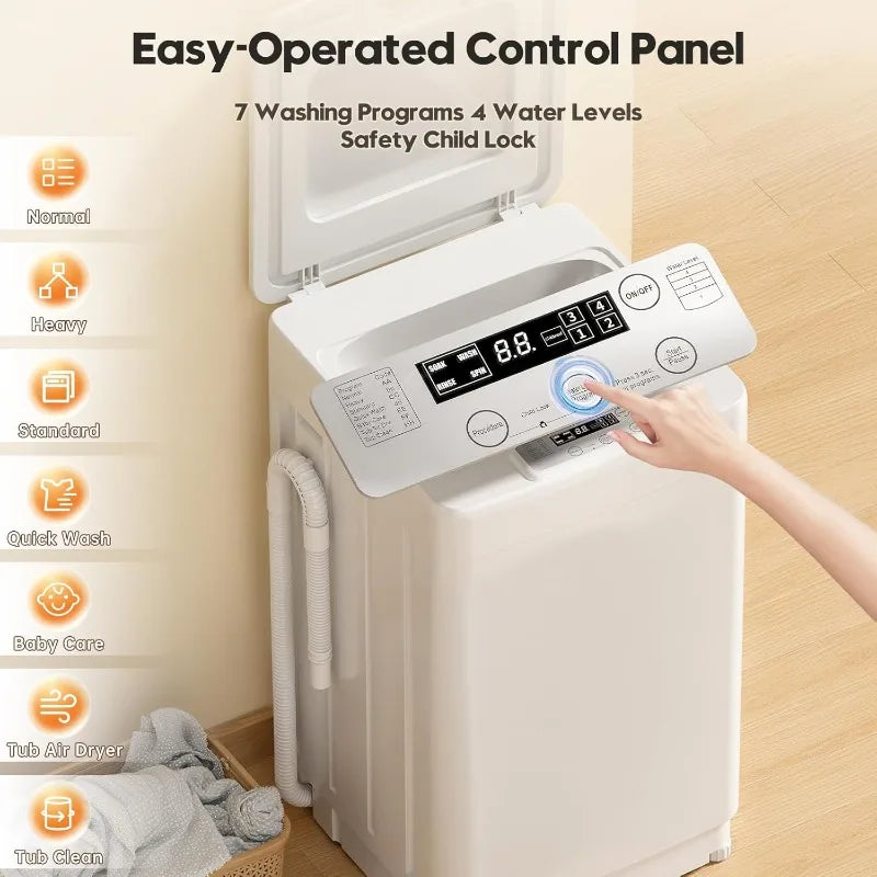 18 lbs. Portable Washer and Dryer Combo Set