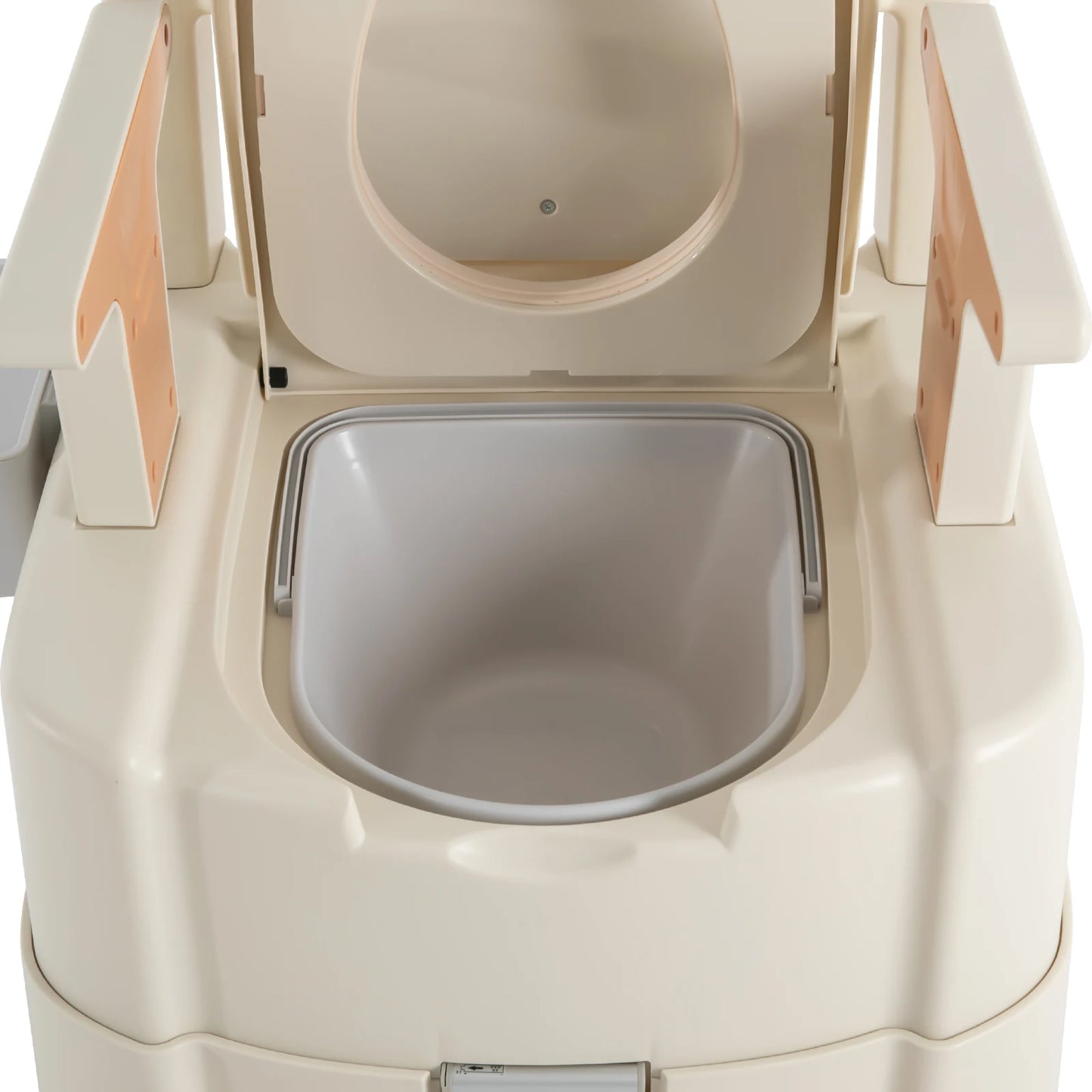 Bedside Commode Toilet with Sensor Night Light