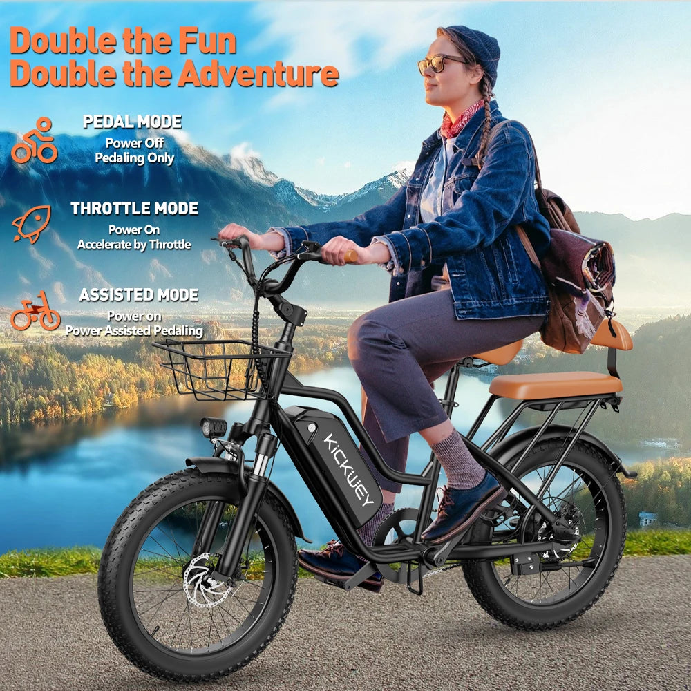 32MPH Electric Mountain Bike with a 50-mile range