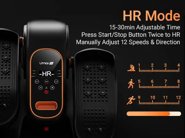 Quiet Portable Under Desk Elliptical for Seniors