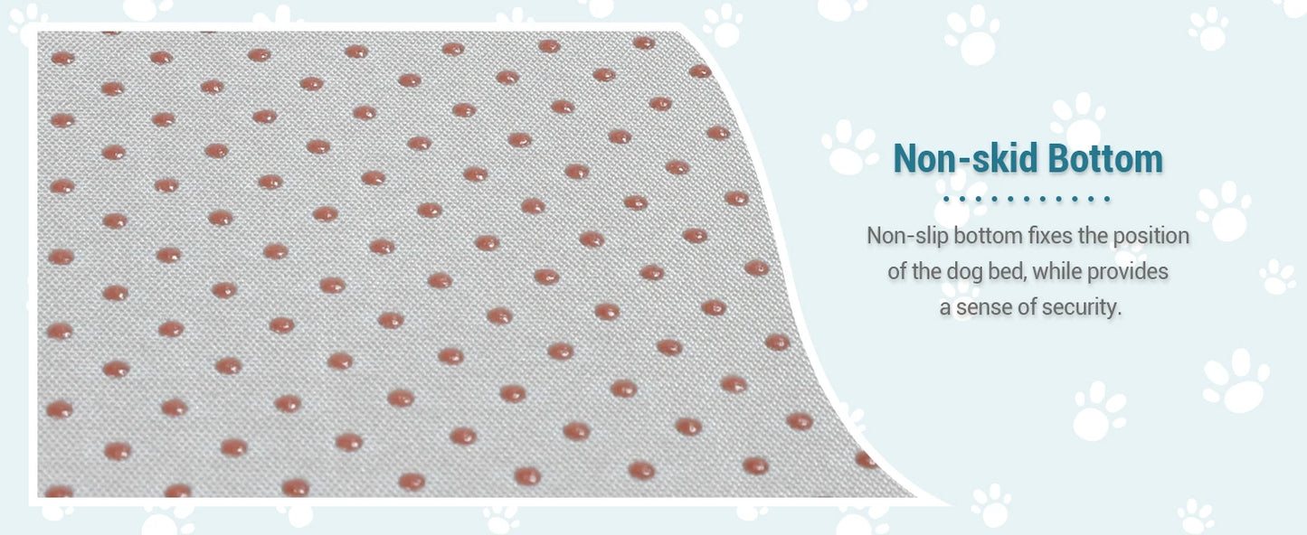 Removable Washable Cover, Gel Memory Foam with Waterproof Lining