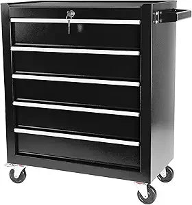 7 Drawers Rolling Tool Chest with Lock & Key