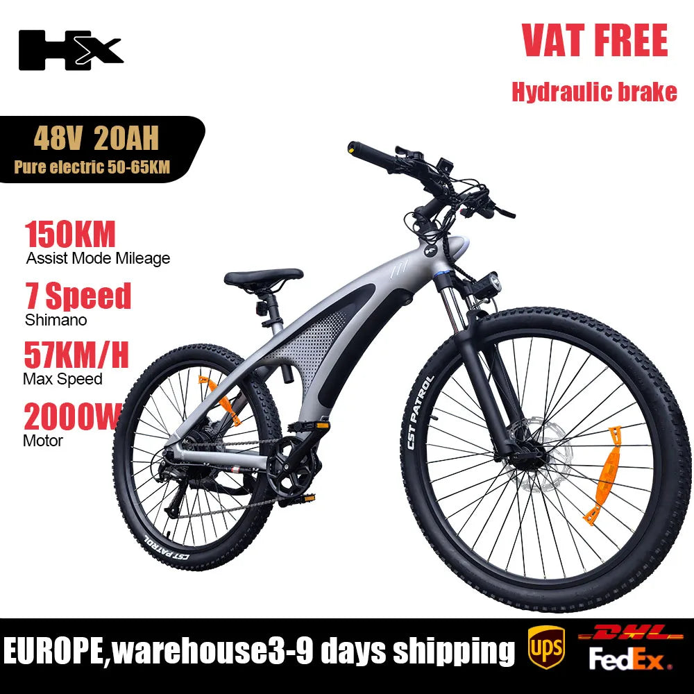 HX Q5 2000W 27.5-inch Electric Mountain Bike