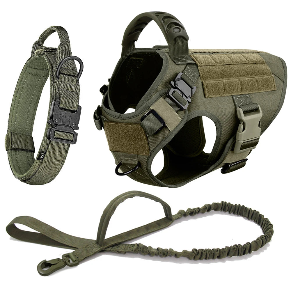 Training Walking Vest Dog Harness and Collar for Medium Large Dogs