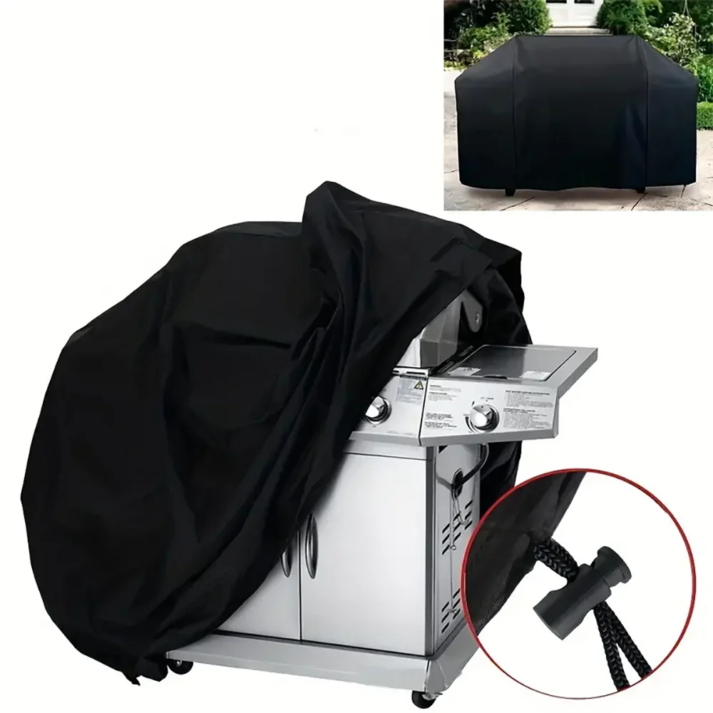 BBQ Cover Outdoor Rain Protective Barbecue Cover Round