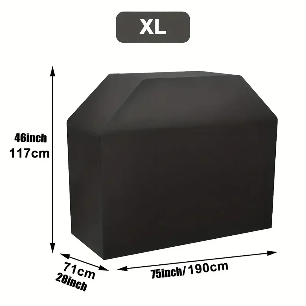 BBQ Cover Outdoor Rain Protective Barbecue Cover Round