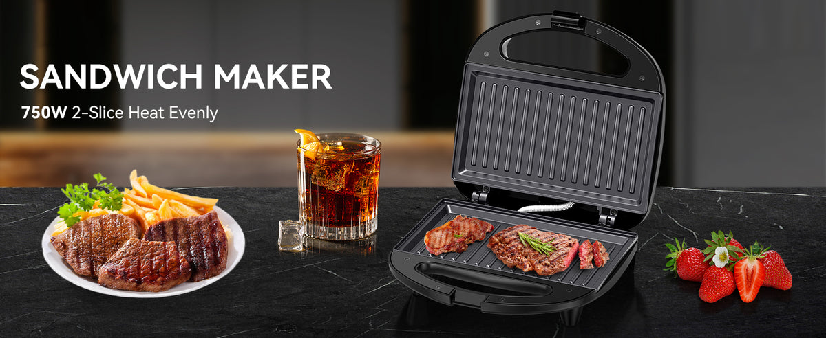 2-Slice Sandwich Toaster Grill