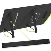 Solar Charger 18V 100W Foldable Solar Panel Suit for portable power