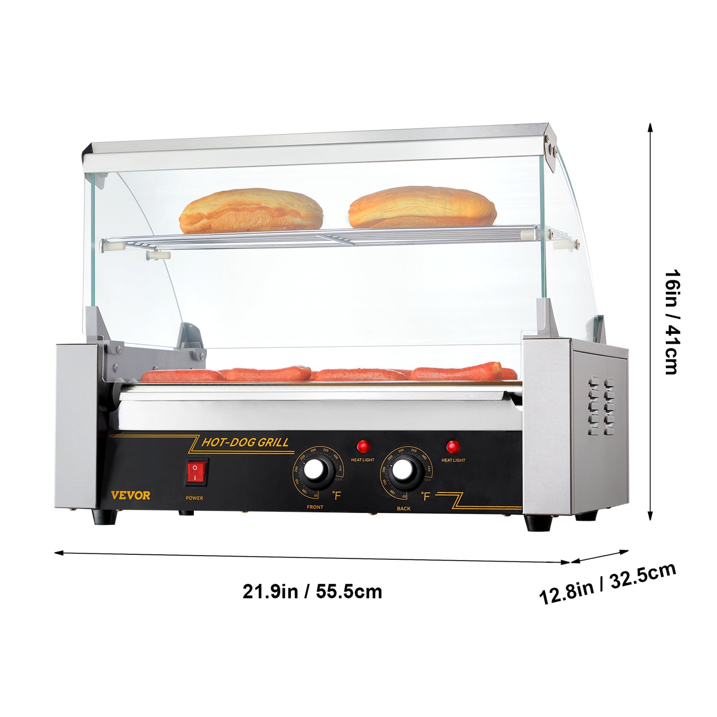 5/7/11 Rods Commercial Hot Dog Roller Machine