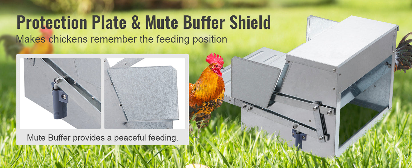 25 lbs. Capacity Automatic Chicken Feeder Feeds up to 11 Days