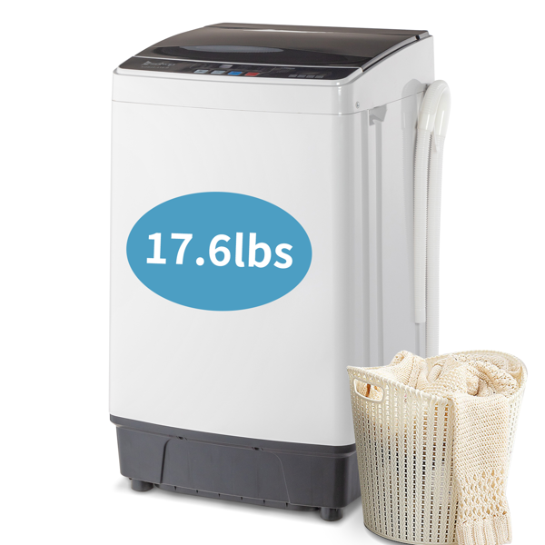 Portable Washer with LED Display, 10 Wash Cycles