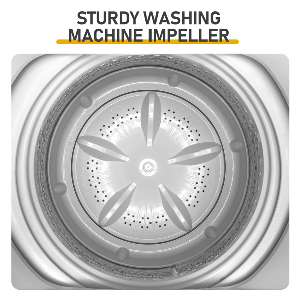 Portable Washer with LED Display, 10 Wash Cycles