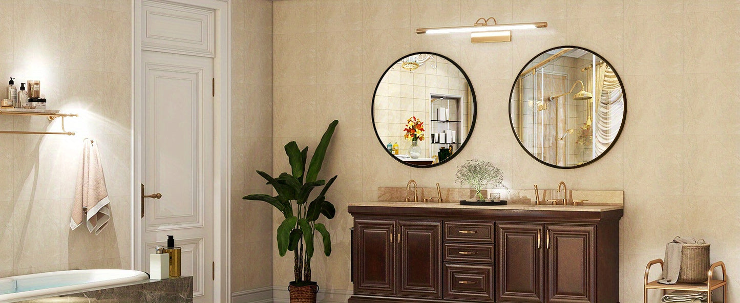 36 Inch stylish Round Metal Wall Mirror