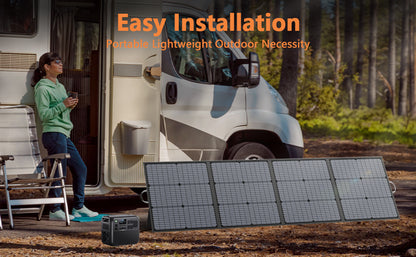 Portable Solar Charger 40V 220W Foldable Solar Panel Kit