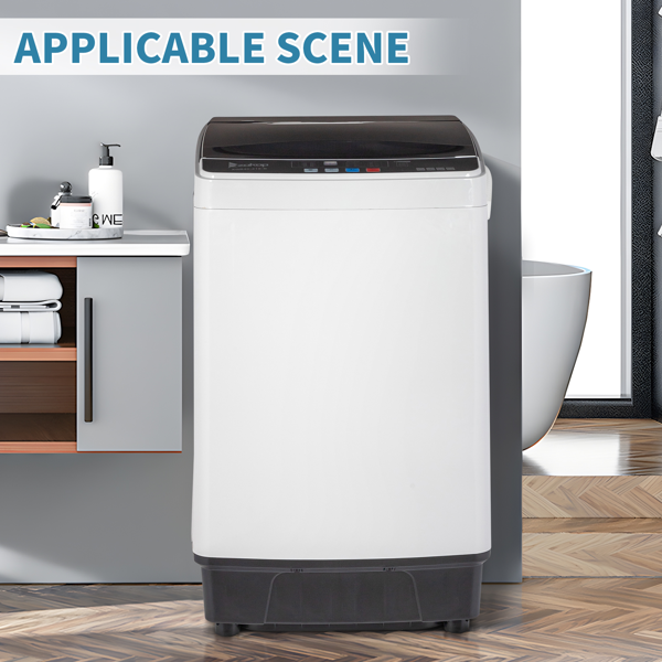 Portable Washer with LED Display, 10 Wash Cycles